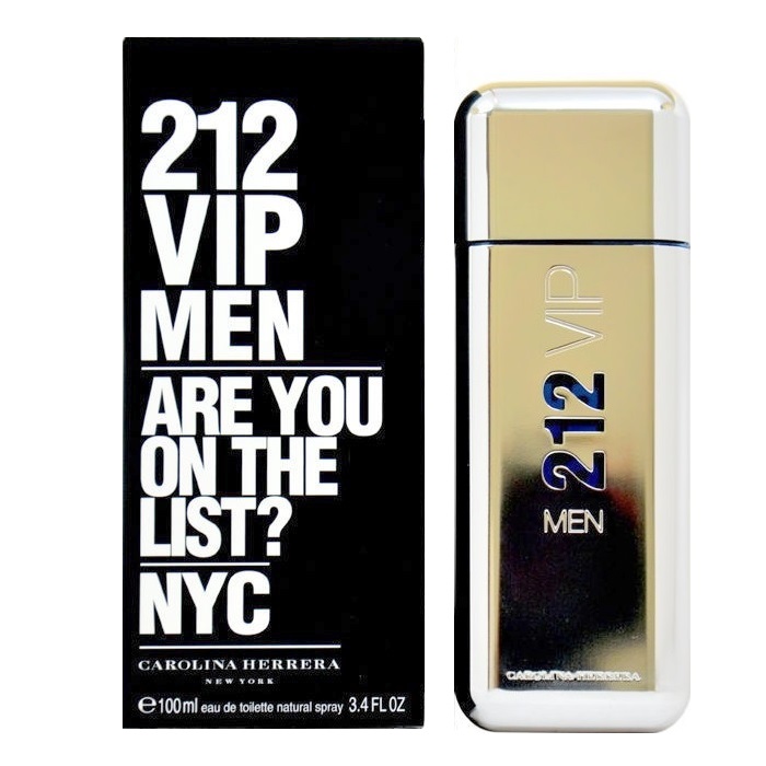 212 VIP Cologne by Carolina Herrera 3.4oz Eau De Toilette Spray for men